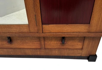 Art Deco Modernist Armoire or Wardrobe by J.J. Zijfers Amsterdam, 1920s